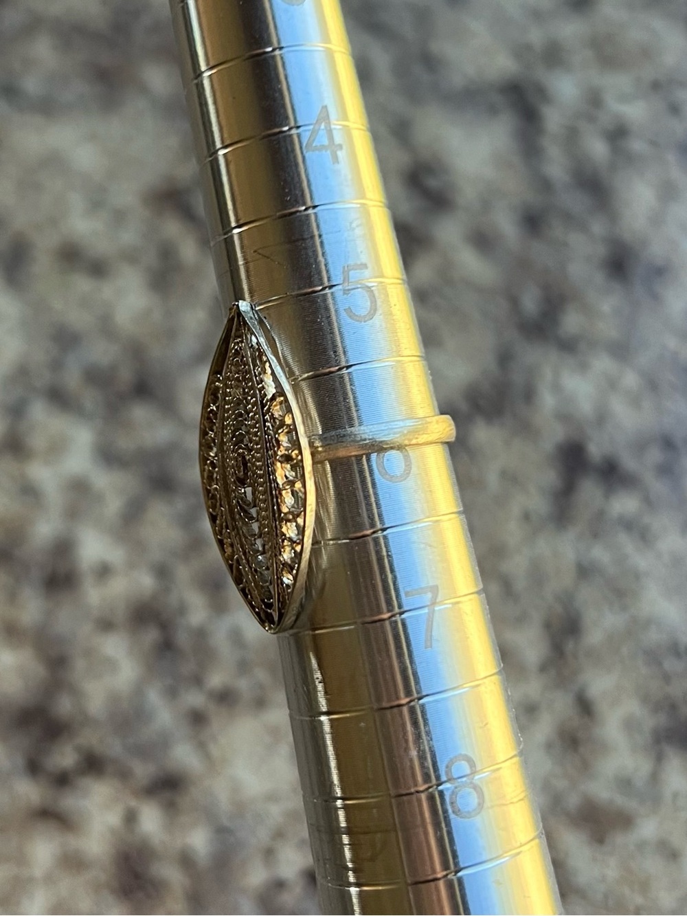 4 Silver Tone Rings - Picture 11 of 14